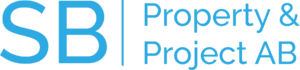 Logga för SB Property & Project AB - samarbete med Österåkers Spol & Sug
